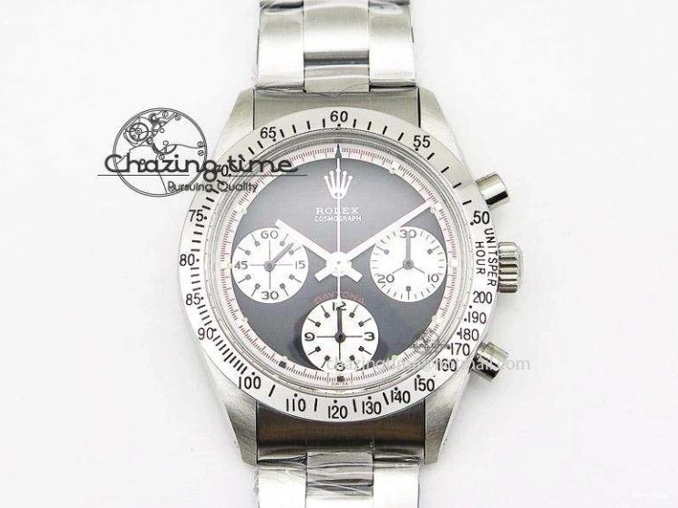 MiroTime 0307 TimelessDesign DAYTONA 116506 SS OMF BEST EDITION ICE BLUE DIAL ON SS BRACELET A7750 (SLIM MOVEMENT) 1811